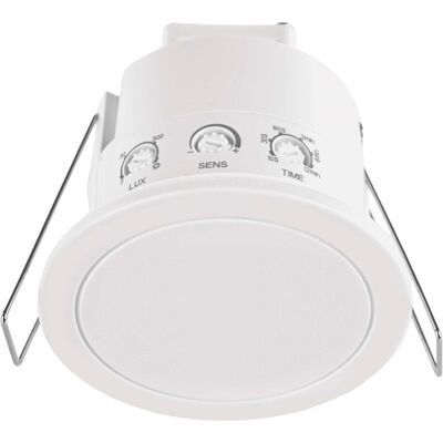 Emos Mikrovlnné čidlo přítomnosti, IP20, 24GHZ, 2000 W, bílé, dosah 6 m Emos Mikrovlnné čidlo přítomnosti, IP20, 24GHZ, 2000 W, bílé, dosah 6 m