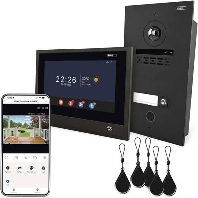 Emos GoSmart Sada domovního videotelefonu IP-880 A 2WIRE s WiFi Emos GoSmart Sada domovního videotelefonu IP-880 A 2WIRE s WiFi