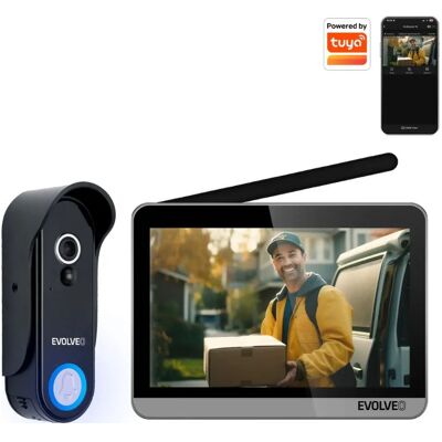 Evolveo DoorPhone W7, stříbrný monitor Evolveo DoorPhone W7, stříbrný monitor