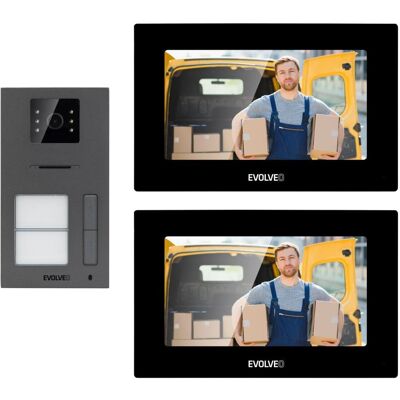 Evolveo DoorPhone AP2-2, černý Evolveo DoorPhone AP2-2, černý