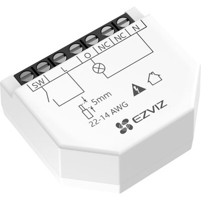 EZVIZ T35W Bezdrátové Relé - Chytré Ovládání Osvětlení EZVIZ T35W Bezdrátové Relé - Chytré Ovládání Osvětlení