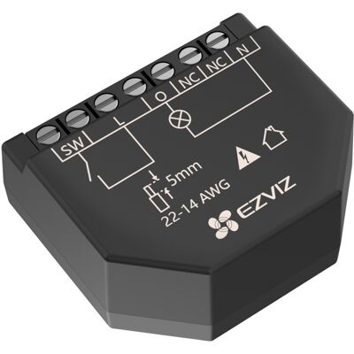 EZVIZ T35WN Bezdrátové Černé Relé EZVIZ T35WN Bezdrátové Černé Relé