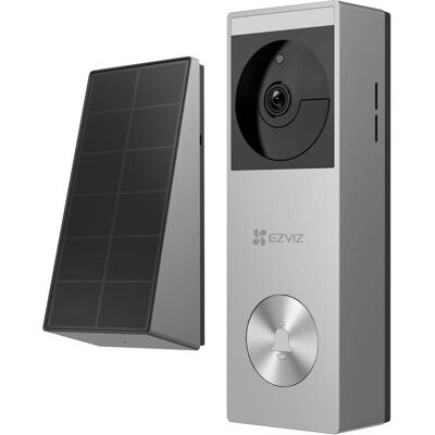 EZVIZ HP3 Pro - 2K videodveřník se solárním panelem - Šedý EZVIZ HP3 Pro - 2K videodveřník se solárním panelem - Šedý