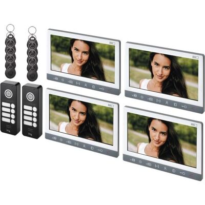 Emos Sada videotelefonu EM-10AHD se 2 vstupy pro 4 účastníky Emos Sada videotelefonu EM-10AHD se 2 vstupy pro 4 účastníky