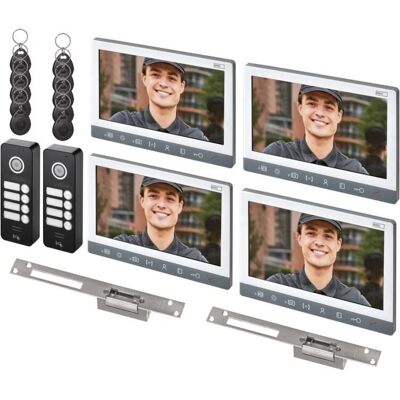 Emos Sada videotelefonu EM-10AHD se 2 vstupy pro 4 účastníky Emos Sada videotelefonu EM-10AHD se 2 vstupy pro 4 účastníky