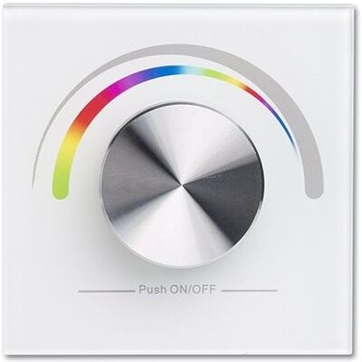 McLED RF otočný nástěnný ovladač – RGB, 1 zóna McLED RF otočný nástěnný ovladač – RGB, 1 zóna