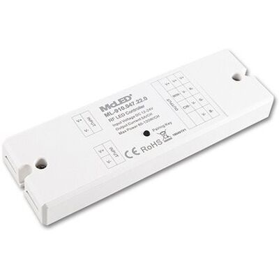 McLED RF přijímač pro RF ovladače RGB, CCT, DIM McLED RF přijímač pro RF ovladače RGB, CCT, DIM