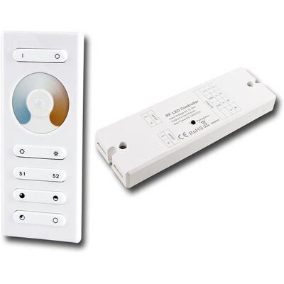 McLED Sada RF ovladač - CCT, 1 zóna, bílý + přijímač McLED Sada RF ovladač - CCT, 1 zóna, bílý + přijímač