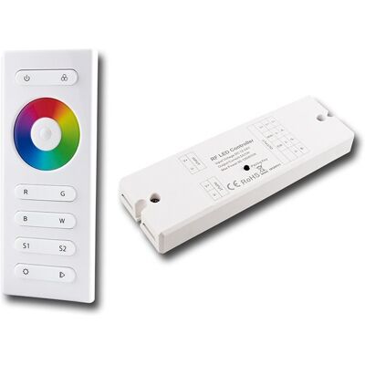 McLED Sada RF ovladač - RGBW, 1 zóna, bílý + přijímač McLED Sada RF ovladač - RGBW, 1 zóna, bílý + přijímač