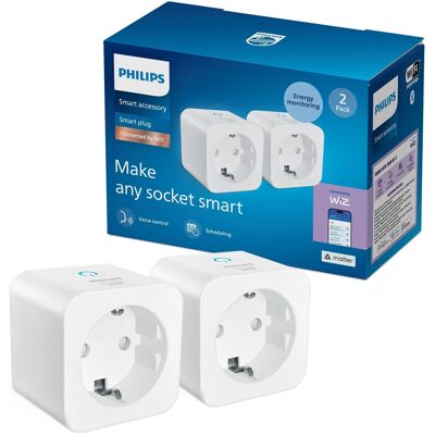 Philips Smart Plug Type-F 2PK Matter Philips Smart Plug Type-F 2PK Matter