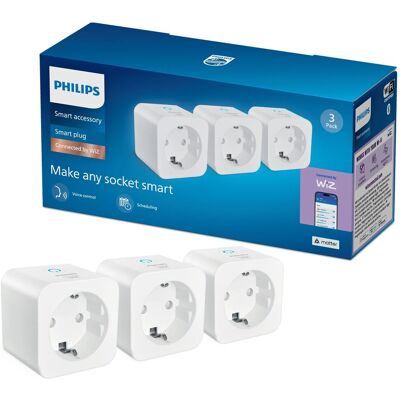 Philips Smart Plug Type-F 3PK Matter Philips Smart Plug Type-F 3PK Matter