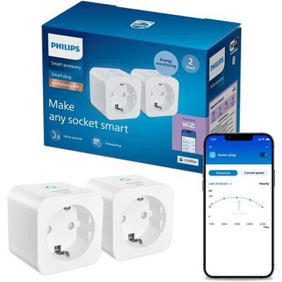 Philips Smart Plug powermeter Type-F 2PK Philips Smart Plug powermeter Type-F 2PK