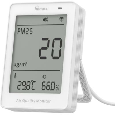 SONOFF AirGuard PM2.5/PM10 Matter Over Wi-Fi Air Quality Monitor SAWF-07P SONOFF AirGuard PM2.5/PM10 Matter Over Wi-Fi Air Quality Monitor SAWF-07P