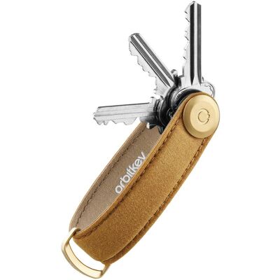 ORBITKEY Key Organiser 2.0 Waxed Canvas - Golden Sand ORBITKEY Key Organiser 2.0 Waxed Canvas - Golden Sand