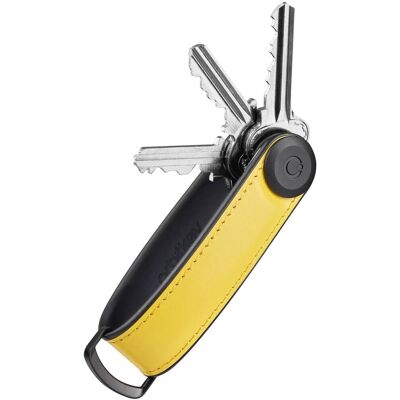 ORBITKEY Key Organizer Leather 2.0 - Solar Yellow ORBITKEY Key Organizer Leather 2.0 - Solar Yellow