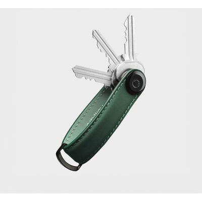 ORBITKEY Key Organiser Matte Leather - Forest ORBITKEY Key Organiser Matte Leather - Forest