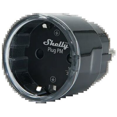 Shelly Plug PM Gen3, zásuvka s měřením spotřeby, WiFi, černá Shelly Plug PM Gen3, zásuvka s měřením spotřeby, WiFi, černá