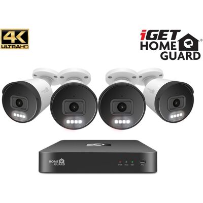 Systém CCTV 4K iGET HOMEGUARD - 8 kanál + 4 kamery Systém CCTV 4K iGET HOMEGUARD - 8 kanál + 4 kamery