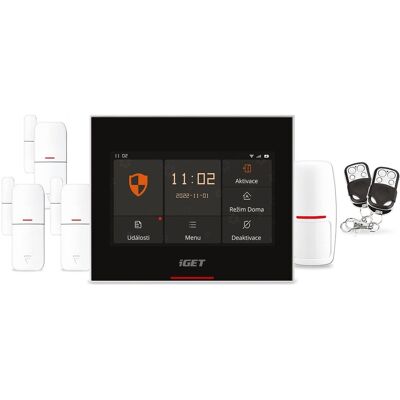 iGET HOME X5 Advanced - Chytrý Wi-Fi/GSM alarm - Ovládání IP kamer & zásuvek iGET HOME X5 Advanced - Chytrý Wi-Fi/GSM alarm - Ovládání IP kamer & zásuvek