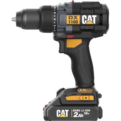 CAT Vrtačka AKU 18V Brushless Set + 4A rychlonabíječka DX1100 (2 × 2 Ah) CAT Vrtačka AKU 18V Brushless Set + 4A rychlonabíječka DX1100 (2 × 2 Ah)