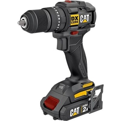 CAT Vrtačka s příklepem AKU 18V Brushless Set + 4A nabíječka DX1010 (2 × 2 Ah) CAT Vrtačka s příklepem AKU 18V Brushless Set + 4A nabíječka DX1010 (2 × 2 Ah)
