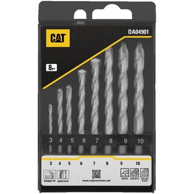 CAT Sada vrtáků 8 ks DA04001 CAT Sada vrtáků 8 ks DA04001
