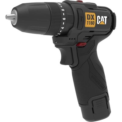 CAT Vrtačka s příklepem AKU 12V Brushless DX1160 (2 × 2Ah) CAT Vrtačka s příklepem AKU 12V Brushless DX1160 (2 × 2Ah)
