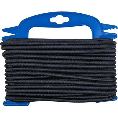 CONNEX PP Lano gumové 6 mm × 15 m, černá, navíječ DY2701857 CONNEX PP Lano gumové 6 mm × 15 m, černá, navíječ DY2701857