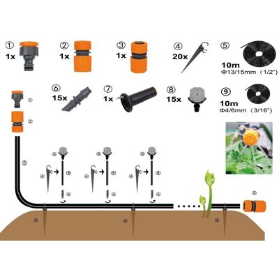 J.A.D. TOOLS Sada mikrozavlažovacího systému MacHook J.A.D. TOOLS Sada mikrozavlažovacího systému MacHook
