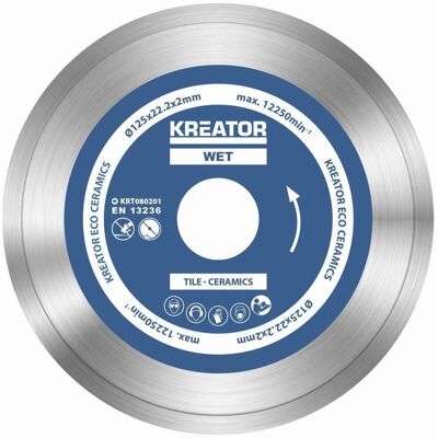 KREATOR Diamantový kotouč celoobvodový 125mm 3ks sada KRT080201 KREATOR Diamantový kotouč celoobvodový 125mm 3ks sada KRT080201