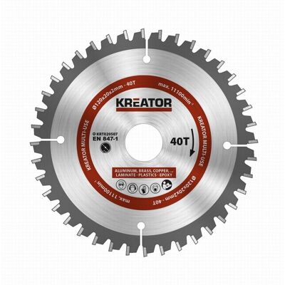 Kreator 120mm Víceúčelová Kotoučová Pila - Kotoučová Pila Kreator 120mm Víceúčelová Kotoučová Pila - Kotoučová Pila