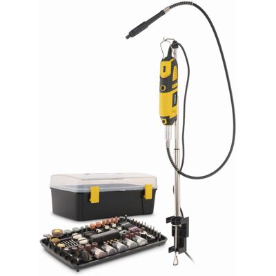 POWERPLUS Přímá bruska 160 W + 220 ks příslušenství POWX1326 POWERPLUS Přímá bruska 160 W + 220 ks příslušenství POWX1326
