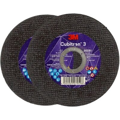 3M Cubitron 3 Řezný kotouč, rozměr 115 × 0,8 mm, 2 ks, 86581 3M Cubitron 3 Řezný kotouč, rozměr 115 × 0,8 mm, 2 ks, 86581