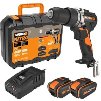 WORX Nitro Vrtačka s příklepem AKU 20V WX352.1 (2 × 4 Ah) WORX Nitro Vrtačka s příklepem AKU 20V WX352.1 (2 × 4 Ah)