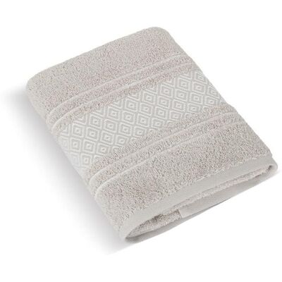Bellatex Froté Mozaika - Ručník 123/016 - 50 × 100 cm - béžová Bellatex Froté Mozaika - Ručník 123/016 - 50 × 100 cm - béžová