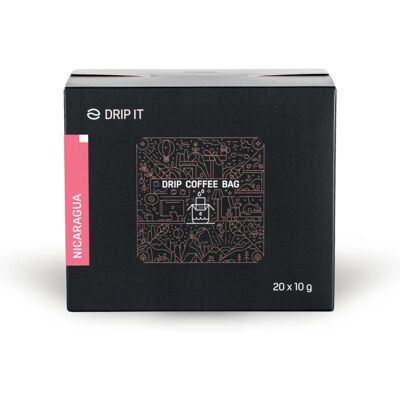 Drip it Káva ve filtru Nicaragua del Rio Coco 20 × 10 g Drip it Káva ve filtru Nicaragua del Rio Coco 20 × 10 g