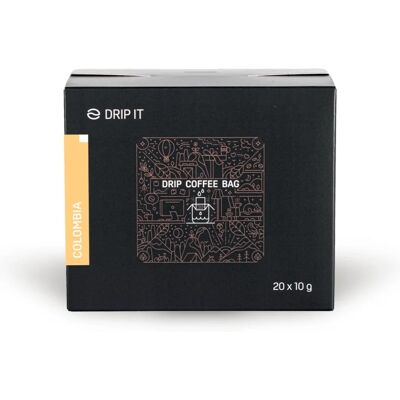 Drip it Káva ve filtru Colombia Sierra Nevada 20 × 10 g Drip it Káva ve filtru Colombia Sierra Nevada 20 × 10 g