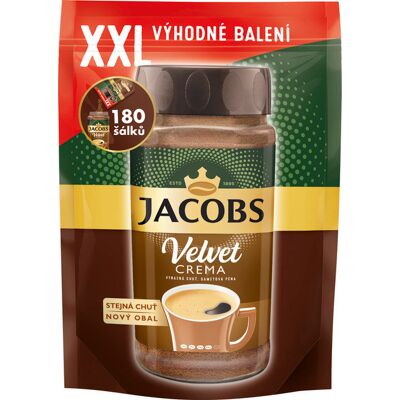 JACOBS Velvet Crema XXL Refill, instantní, 300g JACOBS Velvet Crema XXL Refill, instantní, 300g