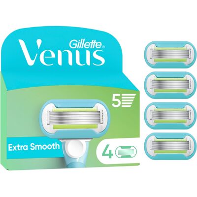 Gillette Venus Extra Smooth, dámské náhradní hlavice, 4 ks Gillette Venus Extra Smooth, dámské náhradní hlavice, 4 ks