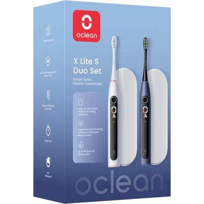 Oclean X Lite S Duo Set, Dark Blue+Grey Oclean X Lite S Duo Set, Dark Blue+Grey
