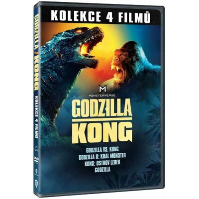 Magic Box Godzilla + Kong kolekce 4 DVD Magic Box Godzilla + Kong kolekce 4 DVD