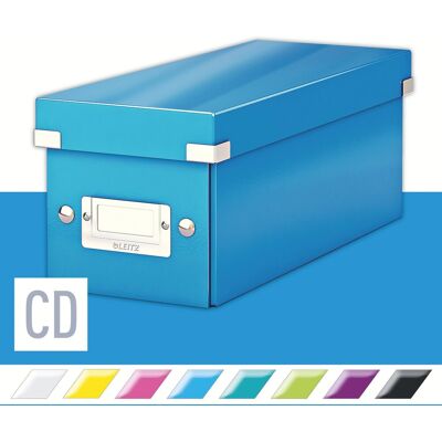 LEITZ WOW Click & Store CD 14.3 x 13.6 x 35.2 cm, modrá LEITZ WOW Click & Store CD 14.3 x 13.6 x 35.2 cm, modrá