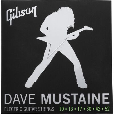 Gibson SEG-DM10 Dave Mustaine Electric Guitar String Set 10-52 Signature Gibson SEG-DM10 Dave Mustaine Electric Guitar String Set 10-52 Signature
