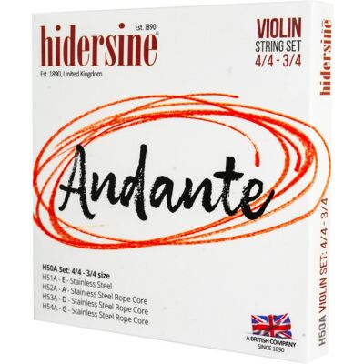 Hidersine Andante Violin Set 4/4 - 3/4 Hidersine Andante Violin Set 4/4 - 3/4