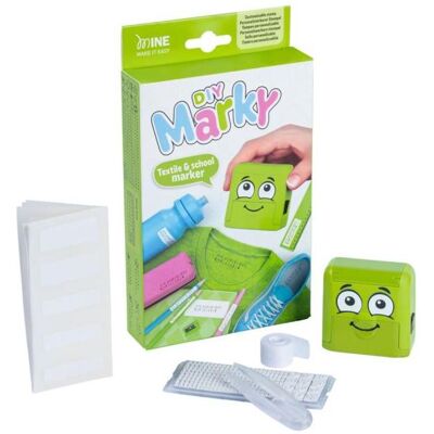COLOP Marky DIY, samobarvící textilní, zelené (černý otisk) COLOP Marky DIY, samobarvící textilní, zelené (černý otisk)