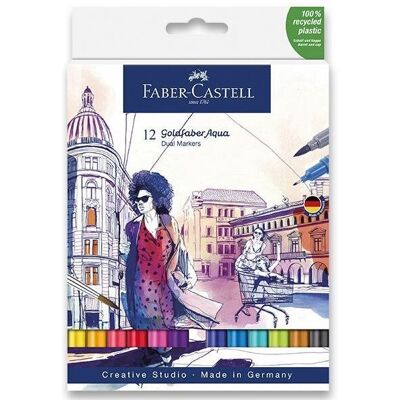 FABER-CASTELL Goldfaber Aqua, 12 barev FABER-CASTELL Goldfaber Aqua, 12 barev