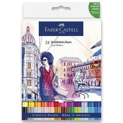 FABER-CASTELL Goldfaber Aqua, 24 barev FABER-CASTELL Goldfaber Aqua, 24 barev