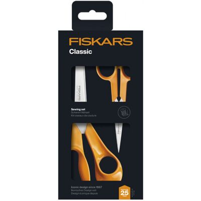 Fiskars Set nůžek UNI 21 cm, vyšívací 13 cm Classic Fiskars Set nůžek UNI 21 cm, vyšívací 13 cm Classic