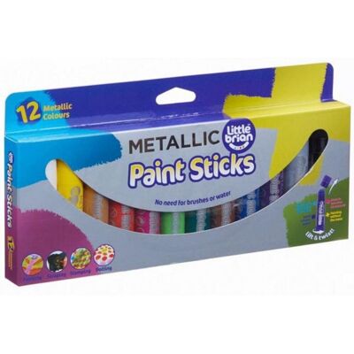 TRIGO CZ LITTLE BRIAN PAINT STICKS metalické barvy, 12-pack TRIGO CZ LITTLE BRIAN PAINT STICKS metalické barvy, 12-pack