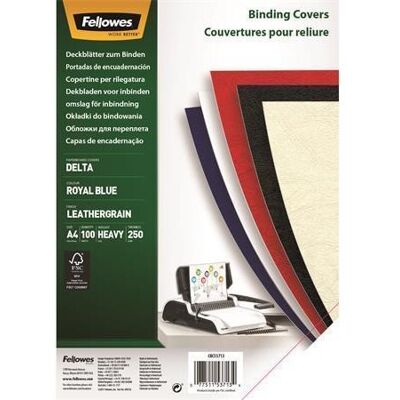 Fellowes Delta A4 zadní, modrý - balení 100 ks Fellowes Delta A4 zadní, modrý - balení 100 ks